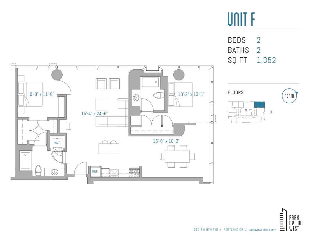 Floor Plan - Unit F