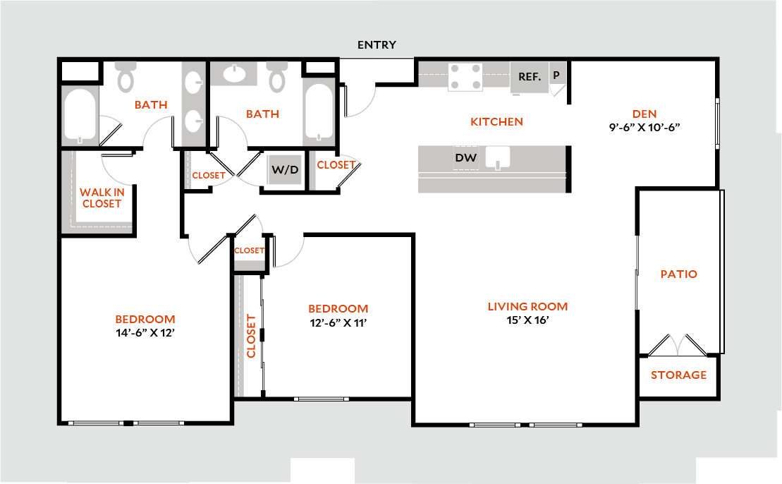 Floor Plan - Plan 2G