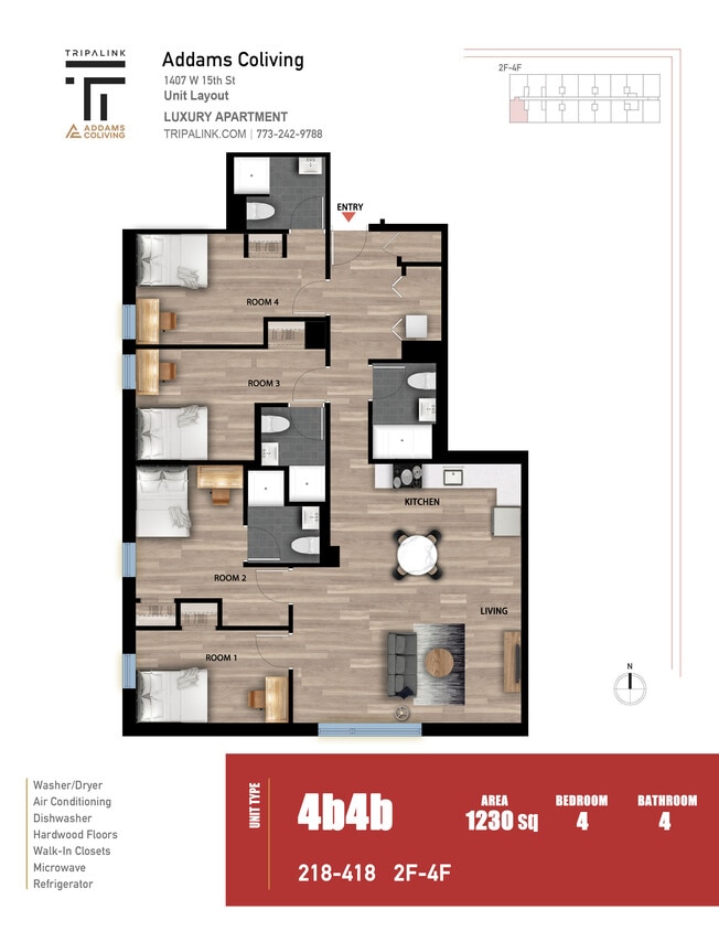 Floor Plan - Unit 318