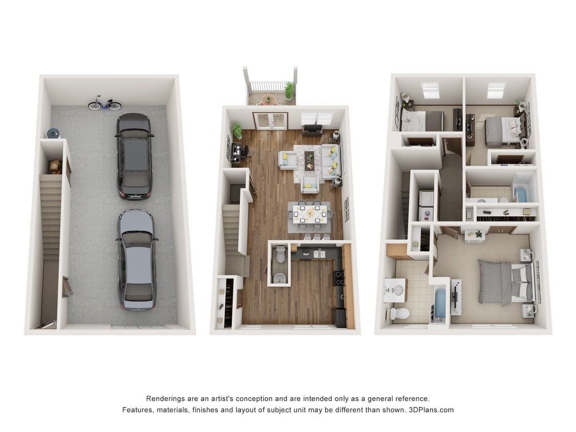 Floor Plan - Molly (large) w/garage & storage - 4bed/3.5 bat...