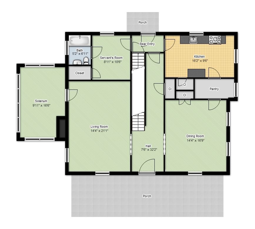 Floor Plan-1st Floor - Henry Post Manor (SGM)