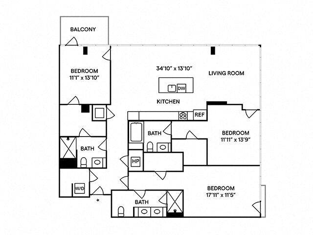 Floor Plan - C3 - Penthouse 755