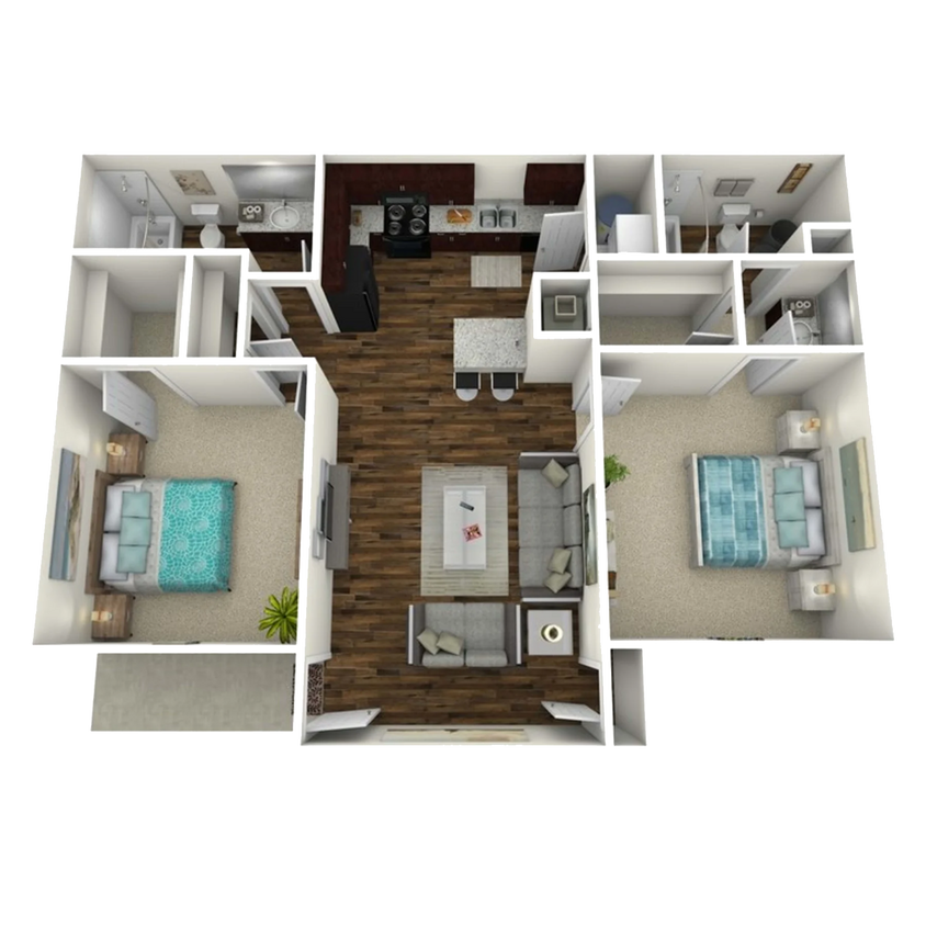 Floor Plan - Premium Two Bedroom