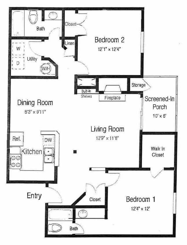 DayLily: Beds - 2: Baths - 2: SqFt Range - 1154 to 1154 - DayLily