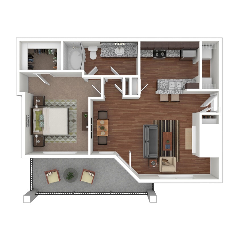 Floor Plan - 1B