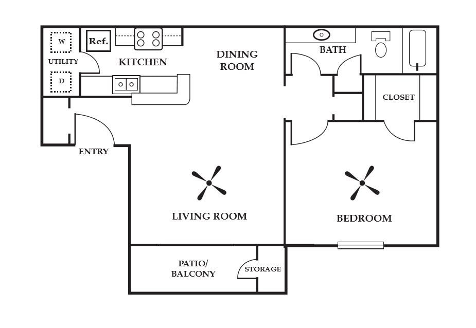 Spacious One Bdrm - Spacious One Bdrm