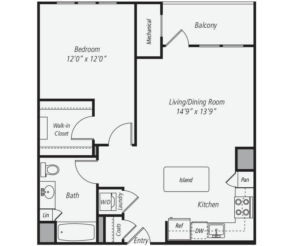 Floor Plan - A6-balcony-804