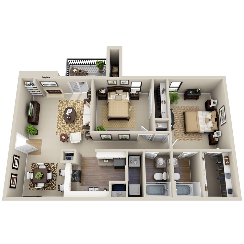 Floor Plan - B1 Reno