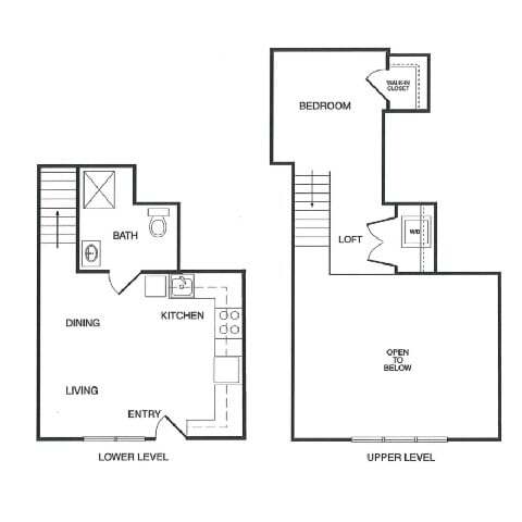 Floor Plan - 1x1 Live/Work A