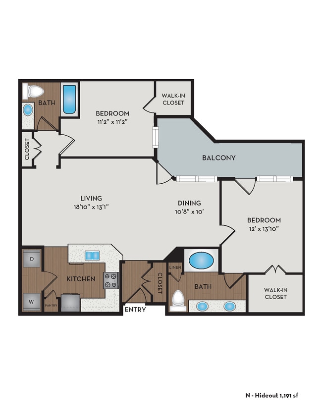 Floor Plan - Hideout