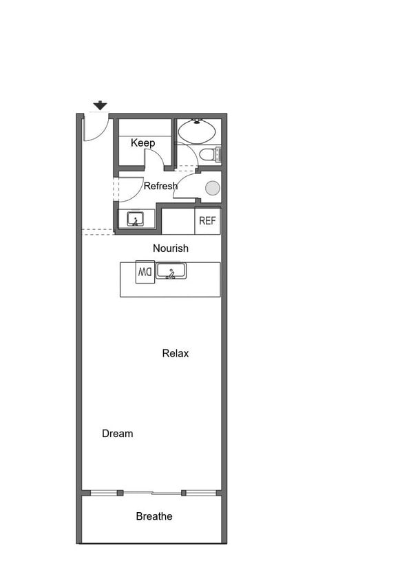 Floor Plan - Studio