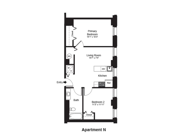 Nottingham 2 bedroom 1 bath - Nottingham