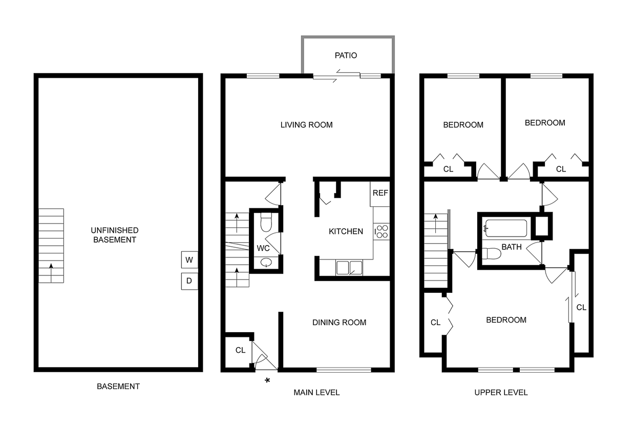 3BD x 1.5BA Townhome Affordable - 3BD x 1.5BA Townhome Affordable