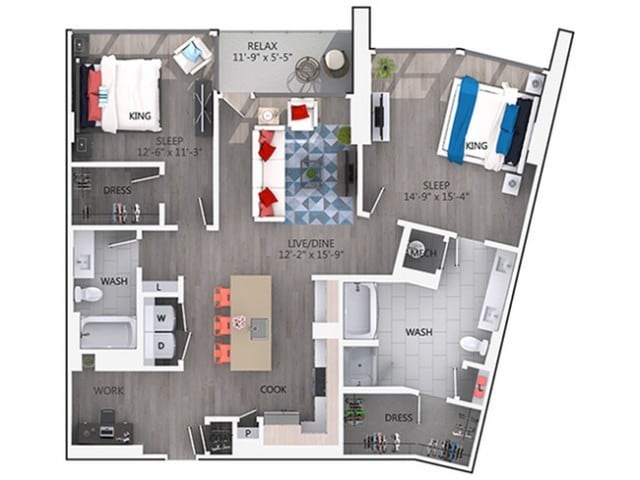 C7D on levels 3, 4, 5 only - C7D