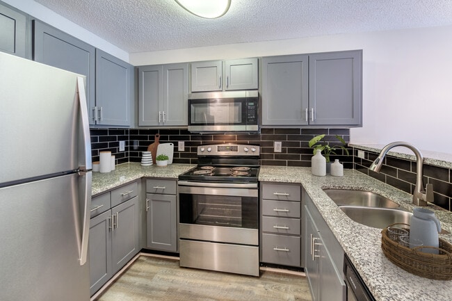 Renovated Kitchen - Crestmont Apartments