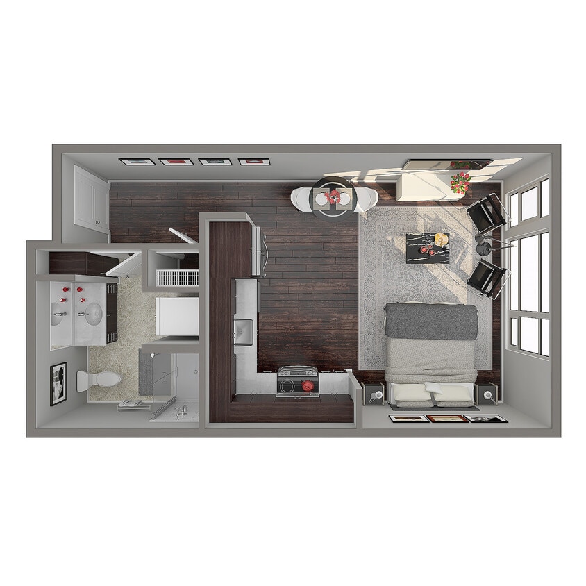 Floor Plan - Studio - B