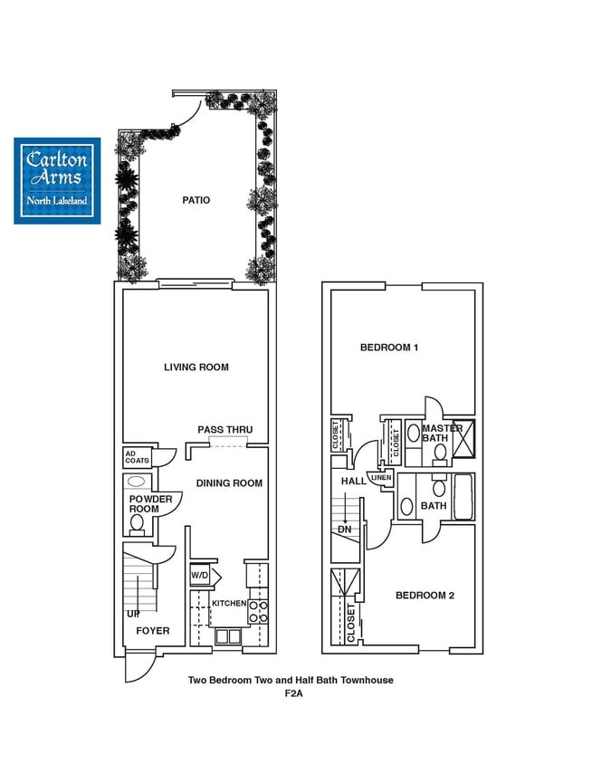 Floor Plan - F2A Townhome