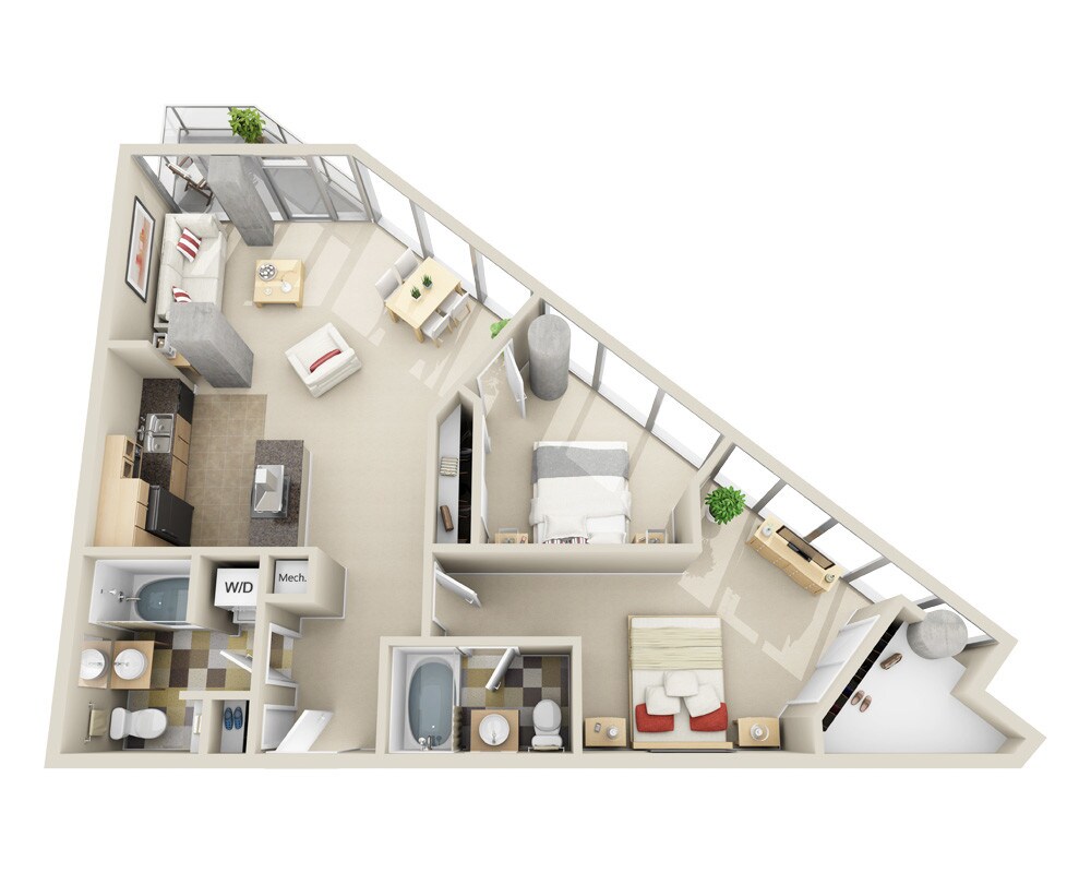 Floor Plan - Midrise B2O
