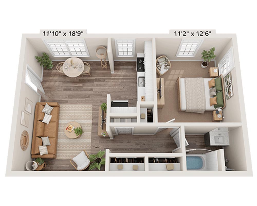 Floor Plan - Plan A1F