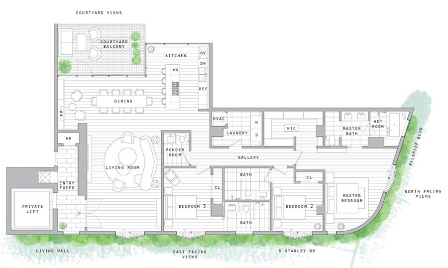 Floor Plan - Garden Flat 9