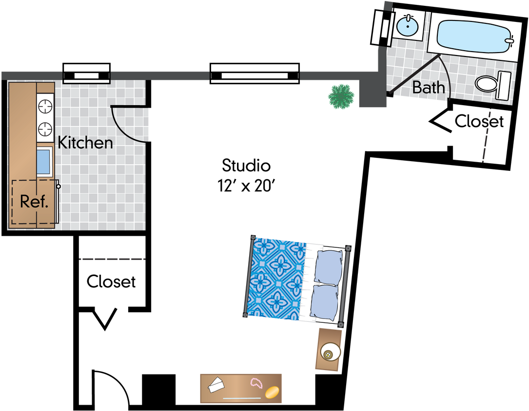 Floor Plan - Studio 05 Tier