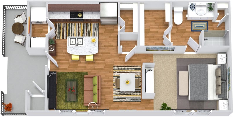 Floor Plan - The Bluebonnet