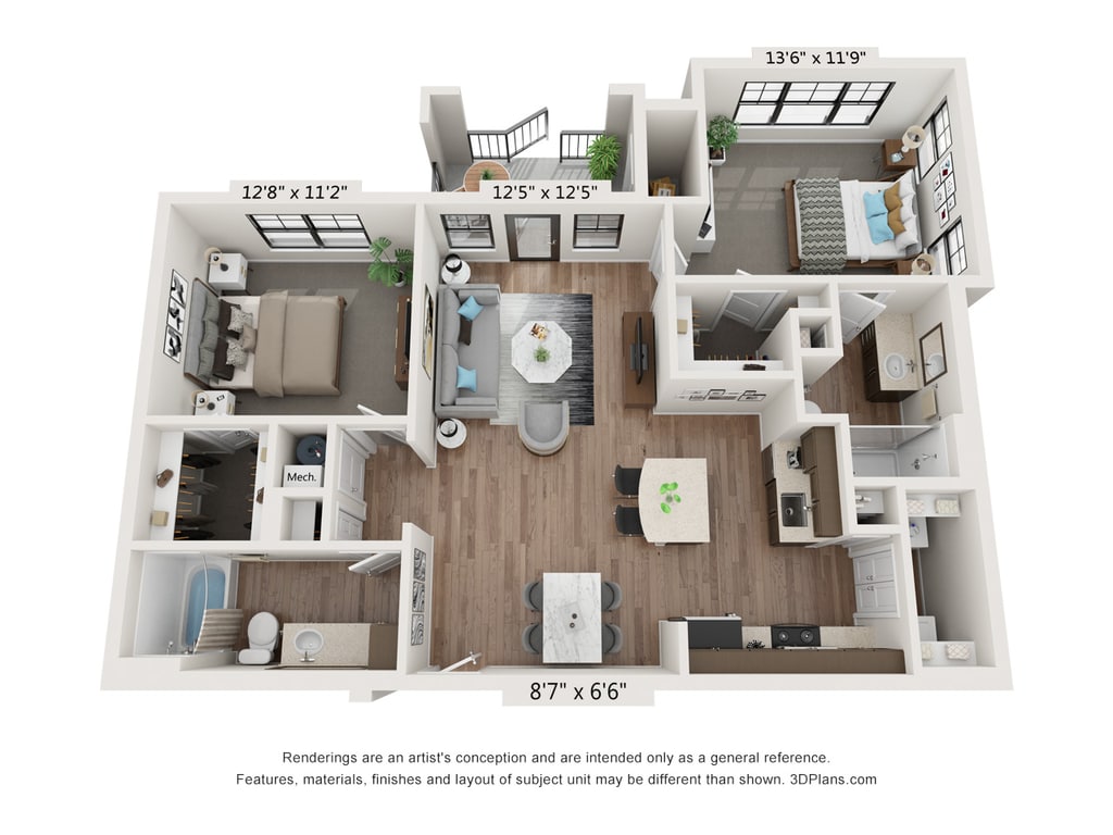 Floor Plan - 2C - The Eastwood
