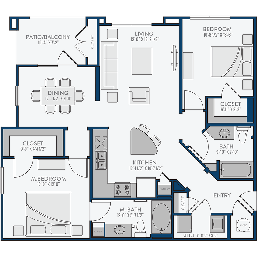 the-livingston - 2 Bedroom 2 Bathroom