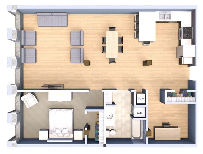 Floor Plan - Apt 103