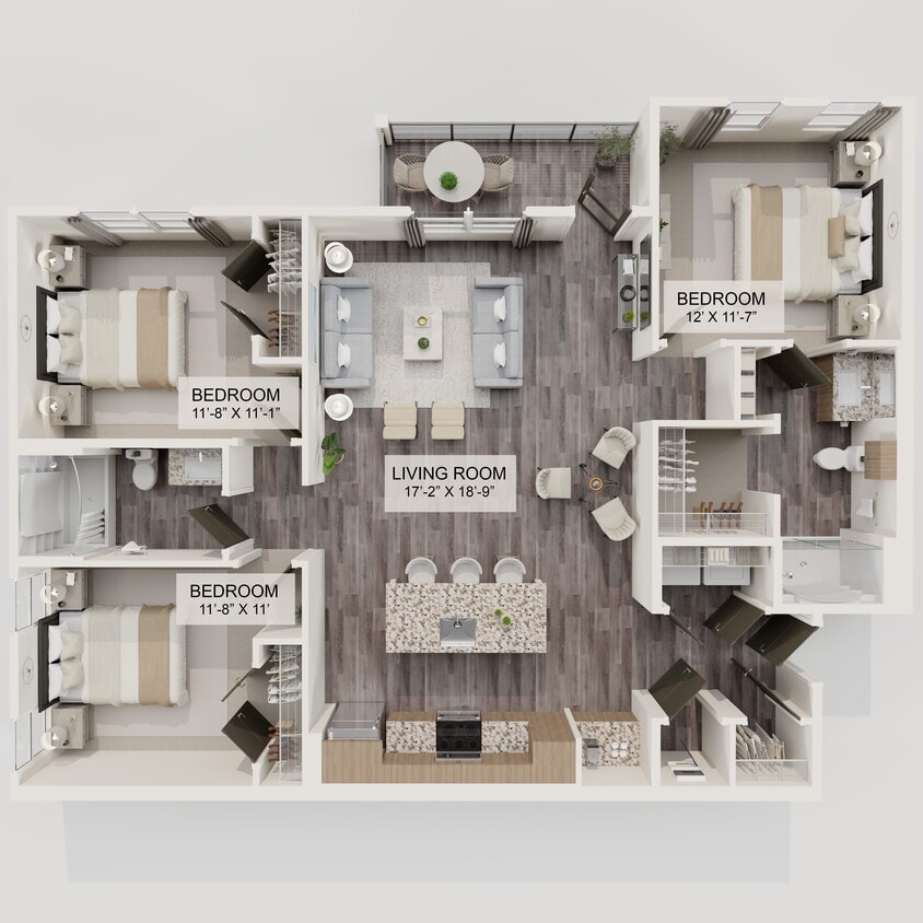 Floor Plan - The Palmetto (C2)