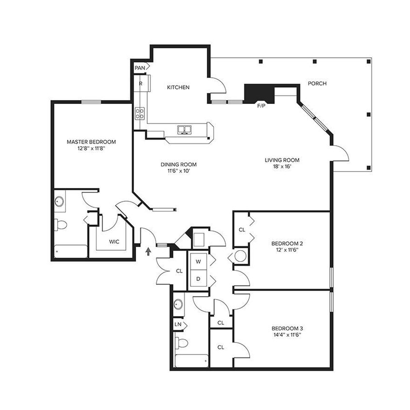 Floor Plan - Lemon Grass