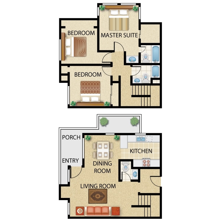 planG.png - Plan G - Townhome