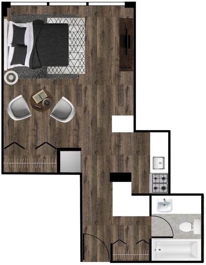 Floor Plan - Studio