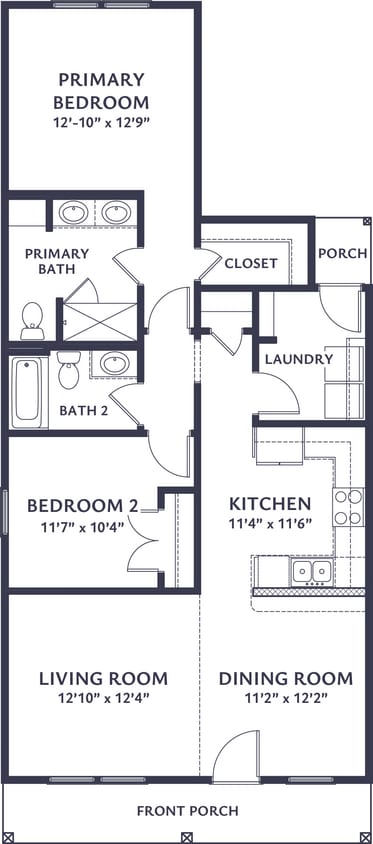 Two.1.png - 2 BR/2 BA