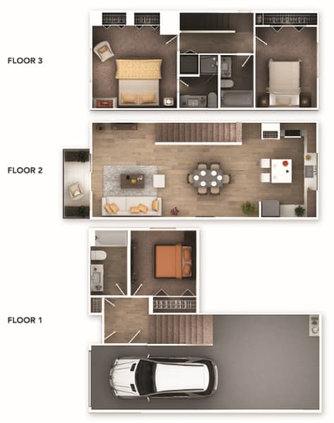 Floor Plan - Burgundy II