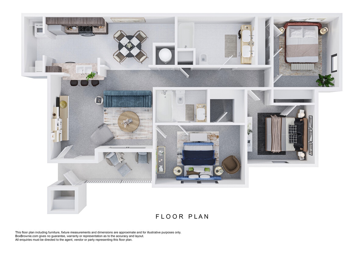 3 Bedroom Highland Pointe - 3 Bed, 2 Bath