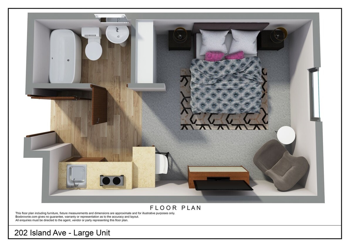 Floor Plan - Large Studio