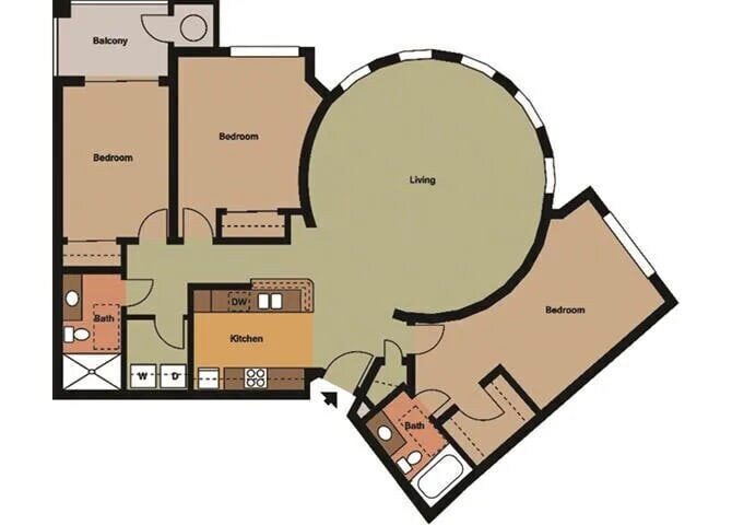 Floor Plan - Rochester Building A