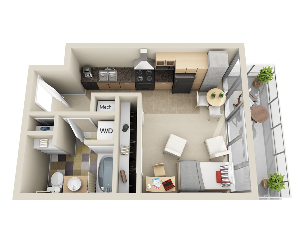 Floor Plan - Midrise E1E