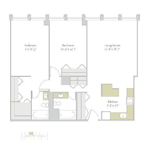 Floor Plan - 2bs06