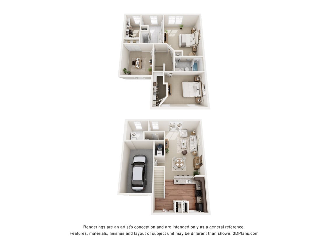 Floor Plan - C1 | Townhome