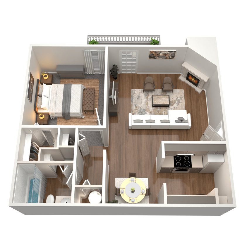 Floor Plan - A2 - Hillside