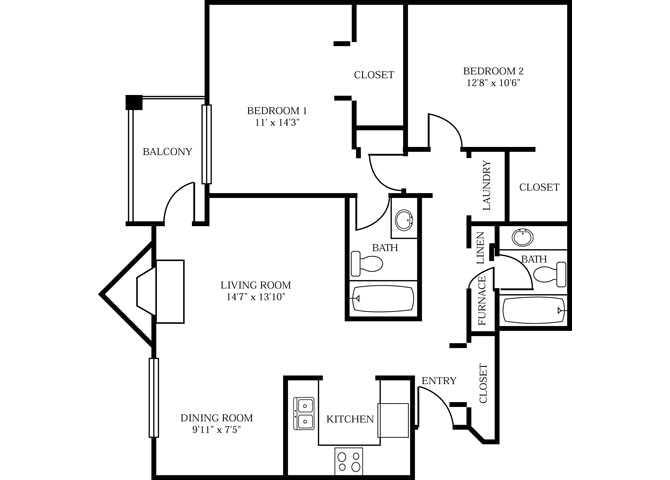 Floor Plan - Hennepin