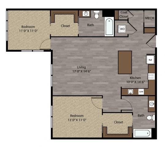 Floor Plan - Judson I