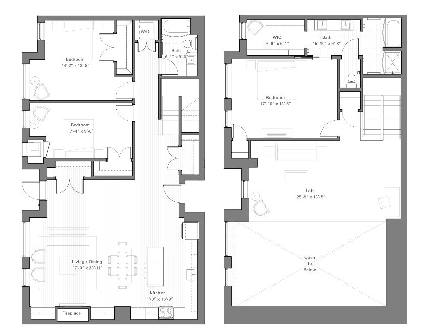 Phalen BW - Walkup floor plan Irvine Exchange - Phalen BW - Walkup