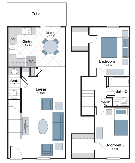Tuscany - 2x1.5 (Townhome)