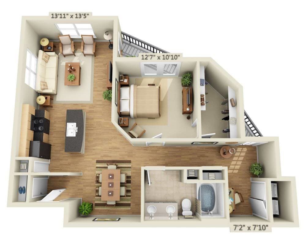 Floor Plan - Lakeside - Marsala