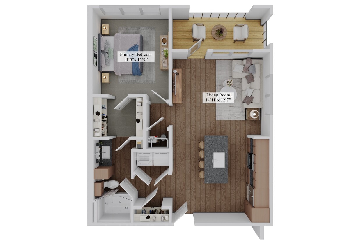 Floor Plan - The Forge - A1B