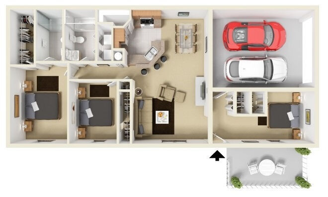Floor Plan - The Vicksburg Deluxe