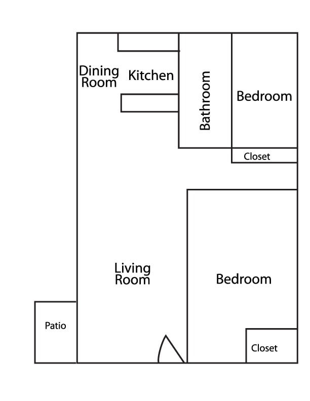 2BR/1BA - $99 First Months Rent